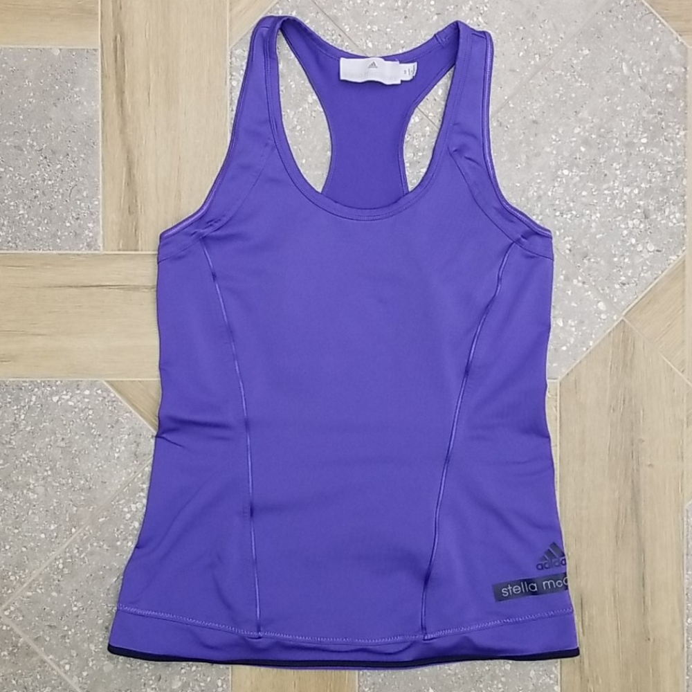 Adidas by Stella McCartney purple workout tank